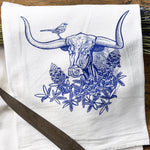 Colorful Tea Towel Set - Bison & Longhorn Steer Design, 100% Cotton, Eco - Friendly, 28x29 Inches - Tea Towels - Two Little Fruits - Two Little Fruits