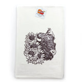 Colorful Tea Towel Set - Bison & Longhorn Steer Design, 100Cotton, Eco - Friendly, 28x29 Inches - Tea Towels - Two Little Fruits - Two Little Fruits