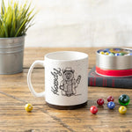 Cowboy Bear 20 oz speckled-matte mug, alternate angle