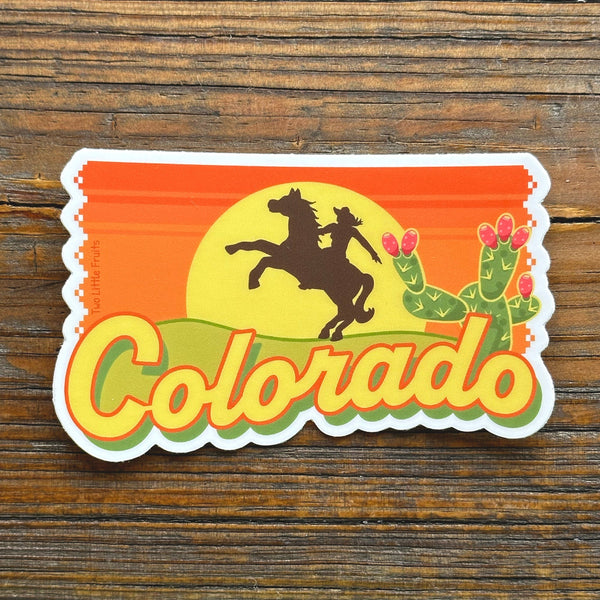 Cowgirl Laptop Sticker - Sticker - Two Little Fruits - Two Little Fruits