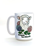 Down To Flock Lamb illustrated mug by Two Little Fruits
