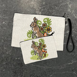 Cute Rabbit Zipper Pouch - Cosmetic & Pencil Organizer for Travel - Zipper Pouches - Two Little Fruits - Two Little Fruits