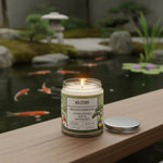 Cypress Scented Candle – Hand Poured Soy Wax Candle with Amber & Juniper - Soy Candles - Two Little Fruits - Two Little Fruits