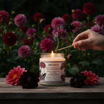 Dark Dahlia Citrus and Musk Scented Candle - Soy Candles - Two Little Fruits - Two Little Fruits