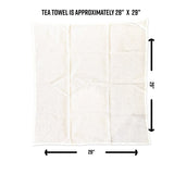 Down To Flock Lamb Print Kitchen Towel - Soft 100Cotton - Tea Towels - Two Little Fruits - Two Little Fruits