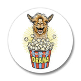 Drama Llama Colorful Drink Coasters – Fun 4" Ceramic Protectors for Your Table - Coasters - Two Little Fruits - Two Little Fruits