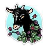 Durable Goat Laptop Stickers - Scratch, Waterproof, 3 - 4 Inch Vinyl Stickers by Two Little Fruits - Sticker - Two Little Fruits - Two Little Fruits