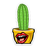 Durable Potted Cactus Sticker - Waterproof, Scratch - Resistant Vinyl - 2.46" x 4.25" - Sticker - Two Little Fruits - Two Little Fruits