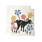Eco-Friendly Dog Print illustrated swedish dishcloth by Two Little Fruits