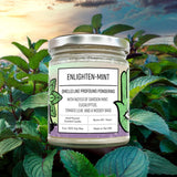 Enlighten - Mint 8 Oz. Eco - Friendly Mint And Eucalyptus Candle – Refreshing And Calming Scent - Soy Candles - Two Little Fruits - Two Little Fruits