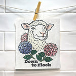 Farmhouse Swedish Dishcloth Set - 100% Biodegradable, Cute Goat, Pig, Cow & Chicken Prints - Eco - Friendly Kitchen Essentials - Swedish Dish Cloth - Two Little Fruits - Two Little Fruits