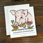 Farmhouse Swedish Dishcloth Set - 100Biodegradable, Cute Goat, Pig, Cow & Chicken Prints - Eco - Friendly Kitchen Essentials - Swedish Dish Cloth - Two Little Fruits - Two Little Fruits