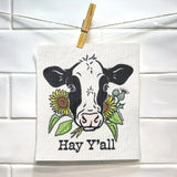 Farmhouse Swedish Dishcloth Set - 100Biodegradable, Cute Goat, Pig, Cow & Chicken Prints - Eco - Friendly Kitchen Essentials - Swedish Dish Cloth - Two Little Fruits - Two Little Fruits