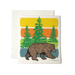 Forest Bear Compostable Cleaning Cloth - Eco - Friendly, Absorbent & Stylish - Swedish Dish Cloth - Two Little Fruits - Two Little Fruits