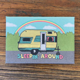 Fridge Magnet - Sleepin' illustrated fridge magnet by Two Little Fruits