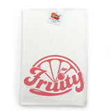 FRUITY illustrated tea towel by Two Little Fruits