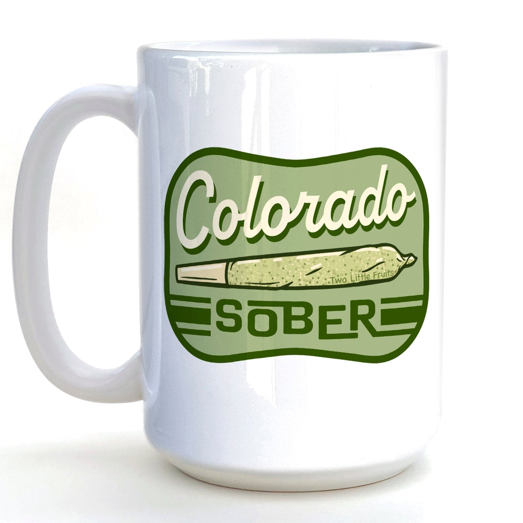 Funny Coffee Mugs For Adults - Handmade 15 Oz Ceramic Mug With Unique Artwork By Two Little Fruits - Mug - Two Little Fruits - Two Little Fruits