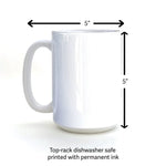 Funny Shark Mug - 15 Oz. Bubbles The Shark Ceramic Coffee Cup for Morning Laughs & Hot Drinks - Mug - Two Little Fruits - Two Little Fruits