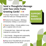 Funny Sweater Card - Buck's Favorite A2 Greeting Card with Blank Interior and Envelope - Greeting Cards - Two Little Fruits - Two Little Fruits