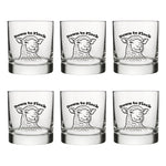 Funny Whiskey Glass with Original Illustration – Perfect Gift for Spirits Lovers - Rocks Glass - Two Little Fruits - Two Little Fruits