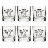 Funny Whiskey Glass with Original Illustration – Perfect Gift for Spirits Lovers - Rocks Glass - Two Little Fruits - Two Little Fruits