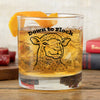 Funny Whiskey Glass with Original Illustration – Perfect Gift for Spirits Lovers - Rocks Glass - Two Little Fruits - Two Little Fruits