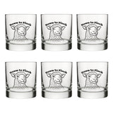 Funny Whiskey Glass with Original Illustration – Perfect Gift for Spirits Lovers - Rocks Glass - Two Little Fruits - Two Little Fruits