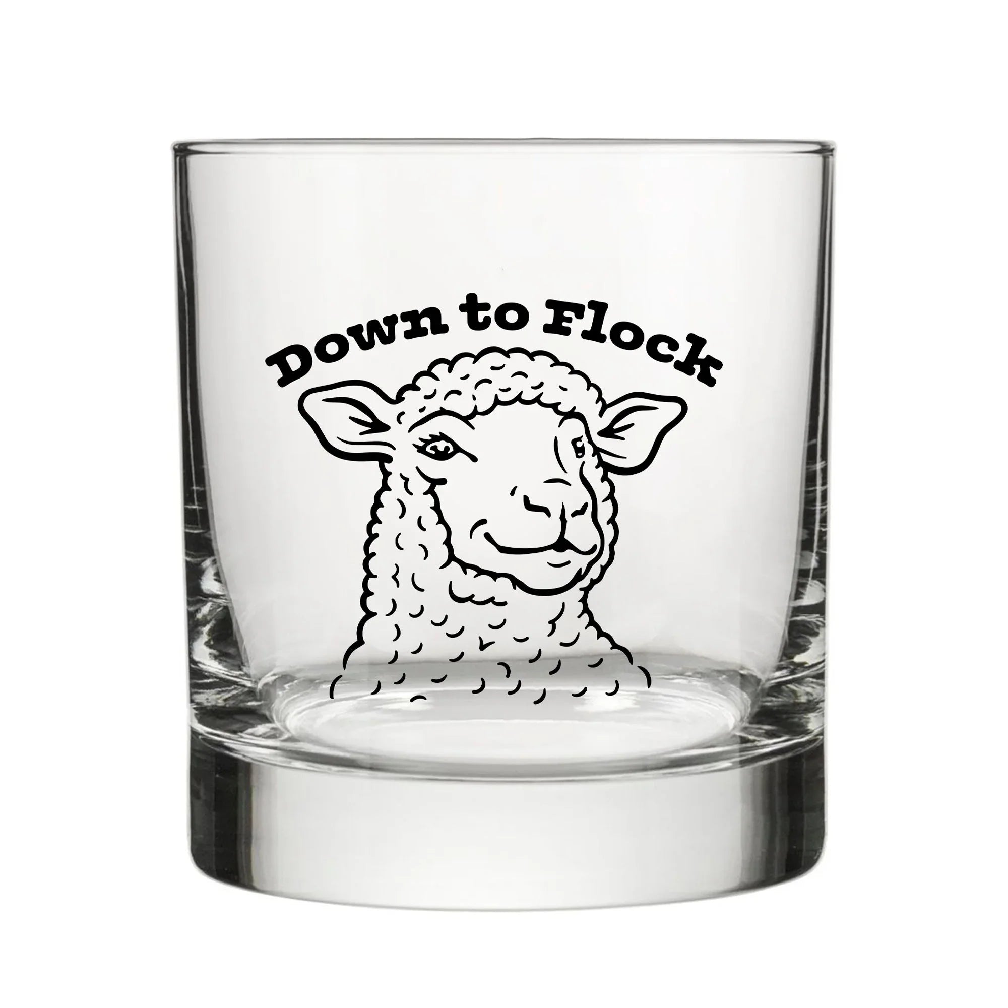 Funny Whiskey Glass with Original Illustration – Perfect Gift for Spirits Lovers - Rocks Glass - Two Little Fruits - Two Little Fruits