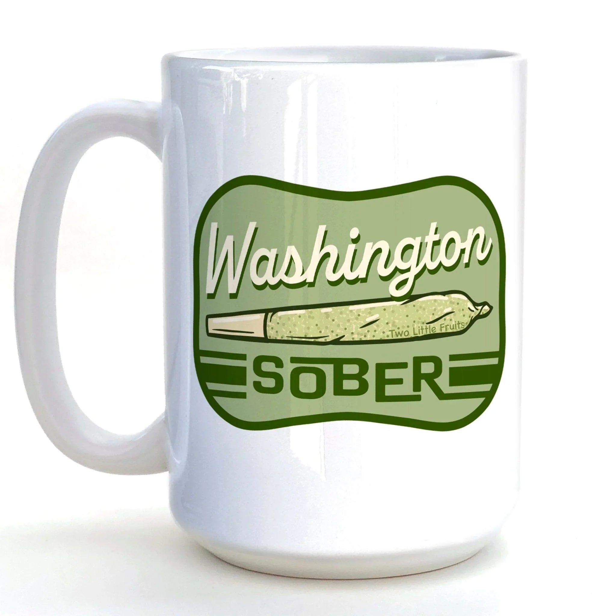 HandIllustrated Unique illustrated mug by Two Little Fruits