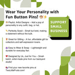 Hey Y'all Cow Button Pin - 1.25" Soft - Touch Matte Finish, Weather & Scuff Resistant - Button Pins - Two Little Fruits - Two Little Fruits