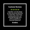 Customer review featuring five stars and a positive message about the Hey Y'all Cow Coffee Mug design, emphasizing its vibrant full-color print.