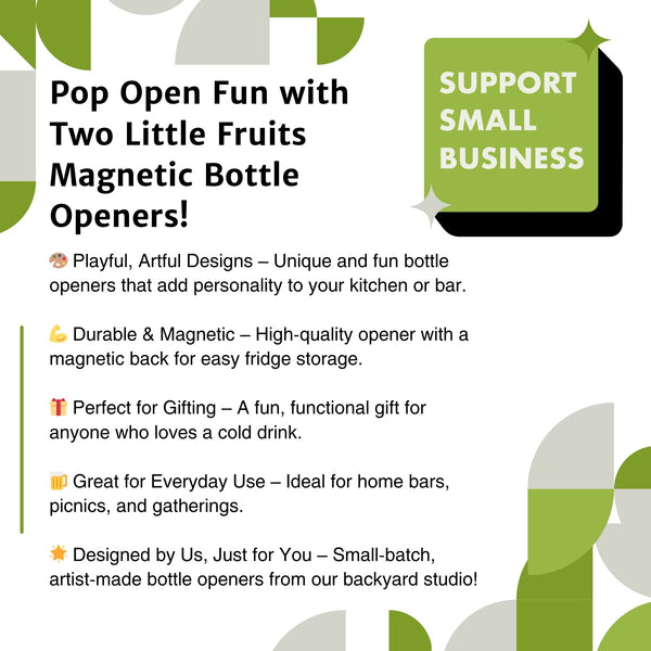 Hey Y’all Cow Magnetic Bottle Opener - Fun Kitchen Accessories for Beer Lovers and Parties - Soft Matte Bottle Openers - Two Little Fruits - Two Little Fruits