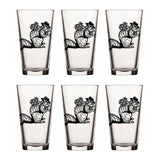 Hobo Squirrel Beer Pint Glass – Whimsical & Functional Drinkware 🍺🐿️ - Pint Glass - Two Little Fruits - Two Little Fruits