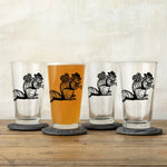 Hobo Squirrel Beer Pint Glass – Whimsical & Functional Drinkware 🍺🐿️ - Pint Glass - Two Little Fruits - Two Little Fruits