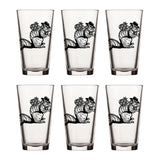Hobo Squirrel Beer Pint Glass – Whimsical & Functional Drinkware 🍺🐿️ - Pint Glass - Two Little Fruits - Two Little Fruits