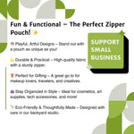 Humorous Storage Pouch - Don’t Go Bacon My Heart Pig Zipper Pouch for Fun Organization - Zipper Pouches - Two Little Fruits - Two Little Fruits