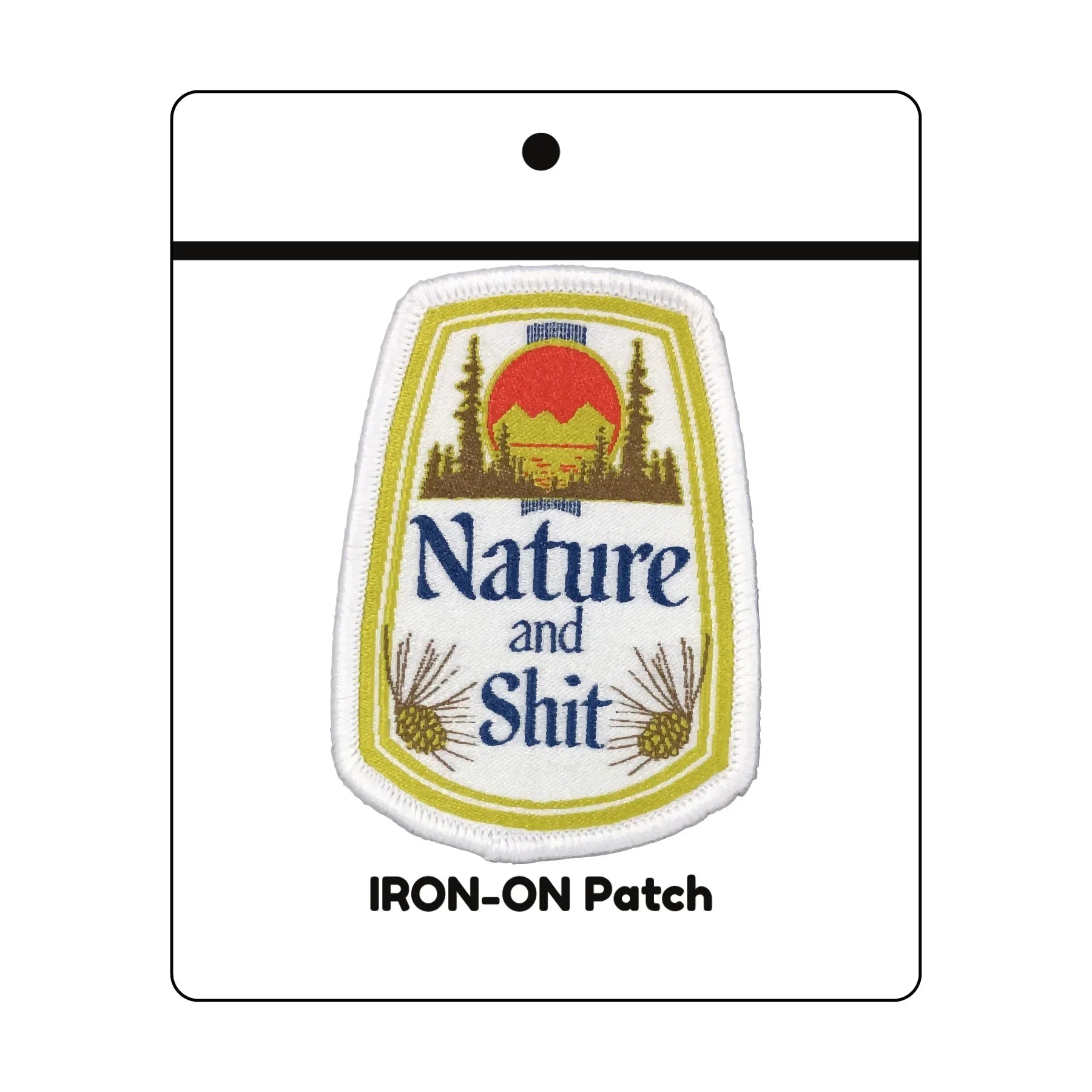 Iron On Embroidered Patch illustrated woven patch by Two Little Fruits