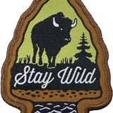 Iron On Patch | Buffalo Woven Embroidered Patch with Durable Merrowed Edge for Jackets - Patch - Two Little Fruits - Two Little Fruits