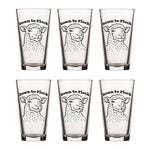 Lamb Beer Pint Glass – Unique Farmhouse - Inspired Drinkware 🐑🍺 - Pint Glass - Two Little Fruits - Two Little Fruits