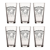 Lamb Beer Pint Glass – Unique Farmhouse - Inspired Drinkware 🐑🍺 - Pint Glass - Two Little Fruits - Two Little Fruits