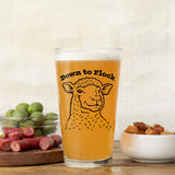Lamb Beer Pint Glass – Unique Farmhouse - Inspired Drinkware 🐑🍺 - Pint Glass - Two Little Fruits - Two Little Fruits