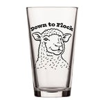 Lamb Beer Pint Glass – Unique Farmhouse - Inspired Drinkware 🐑🍺 - Pint Glass - Two Little Fruits - Two Little Fruits