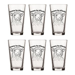 Lamb Beer Pint Glass – Unique Farmhouse - Inspired Drinkware 🐑🍺 - Pint Glass - Two Little Fruits - Two Little Fruits
