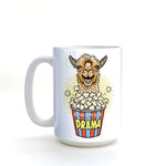 Llama Mug - 15 oz Hand - Illustrated Ceramic Coffee Cup with Unique Artwork by Two Little Fruits - Mug - Two Little Fruits - Two Little Fruits