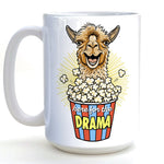 Llama Mug - 15 oz Hand - Illustrated Ceramic Coffee Cup with Unique Artwork by Two Little Fruits - Mug - Two Little Fruits - Two Little Fruits