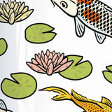 Koi Fish Coffee Mug — Hand-Illustrated 15oz Ceramic