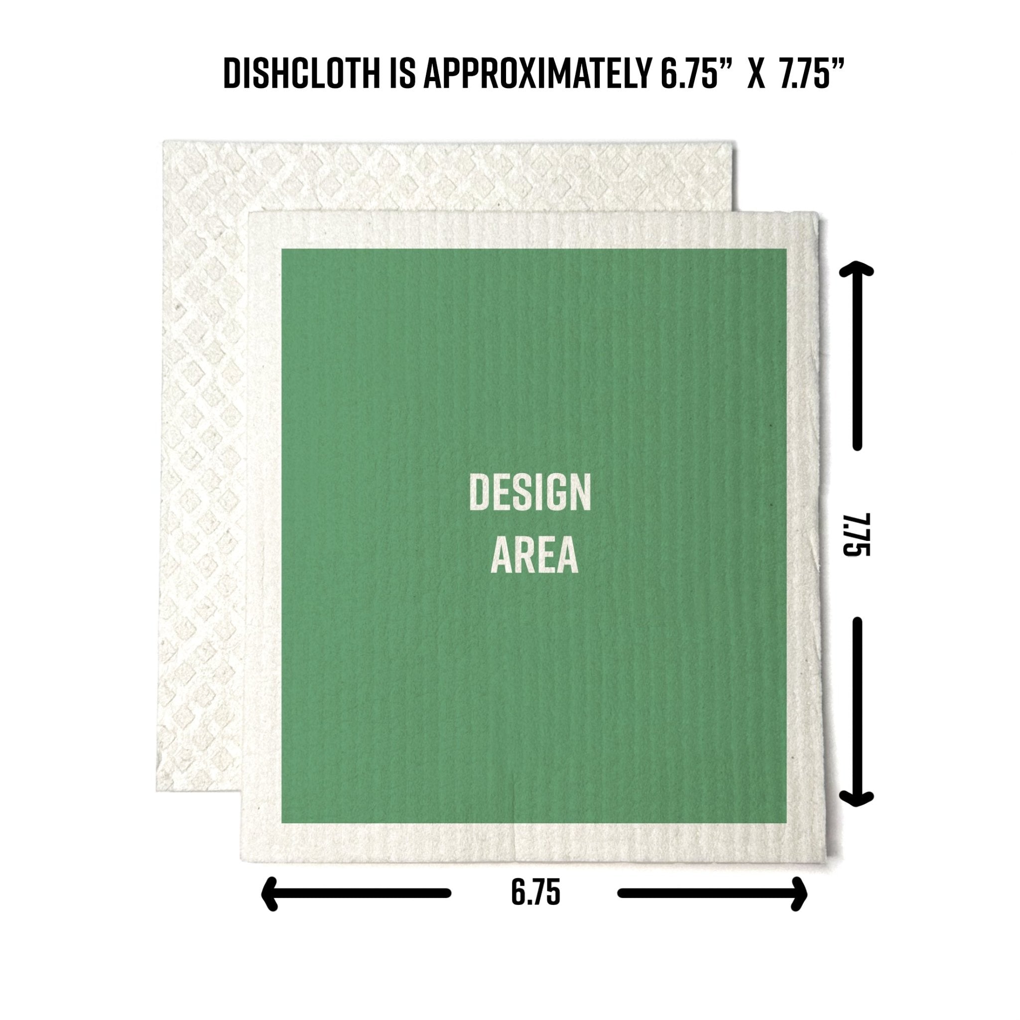 My Mood Is Spicy Red Sriracha Reusable Kitchen Cleaning Cloth – Eco - Friendly & Biodegradable - Swedish Dish Cloth - Two Little Fruits - Two Little Fruits