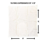 Nature And Sh*t Cotton Tea Towel - Ironic Kitchen Decor For Outdoor Lovers - Tea Towels - Two Little Fruits - Two Little Fruits
