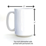 Nature & Sh*t illustrated mug by Two Little Fruits