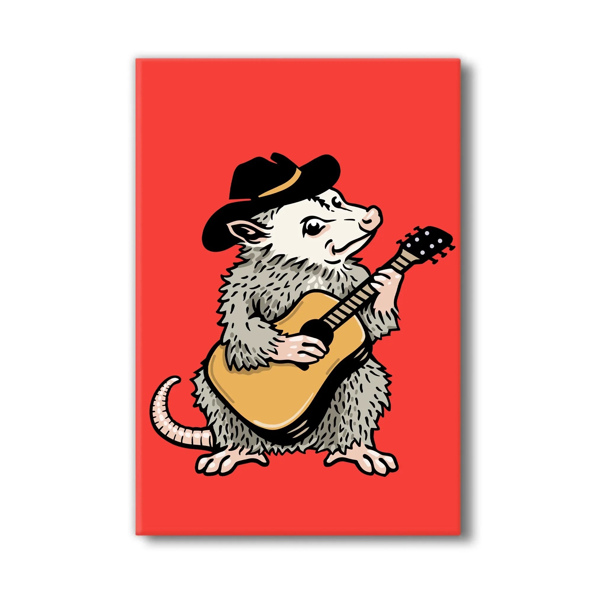 Opossum illustrated fridge magnet by Two Little Fruits